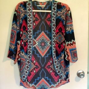 Maurices colorful kimono